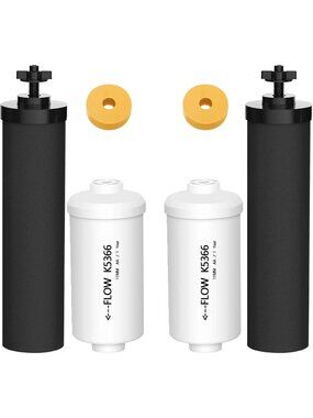 Gravity Water Filter Replacement Combo Pack for Berkey System - NSF Certified